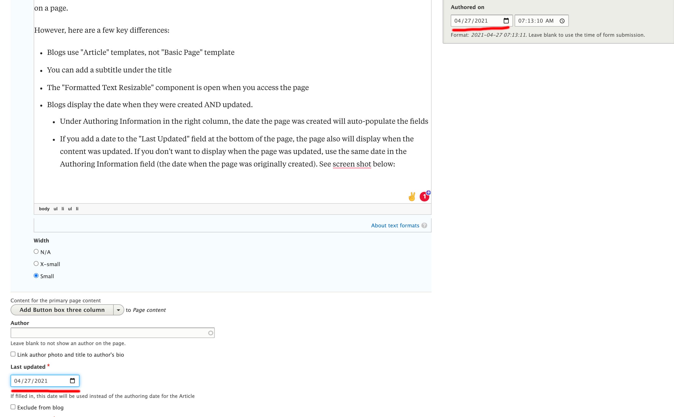 blog example