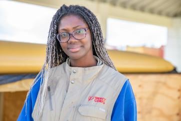 Prosper global employee in a warehouse.