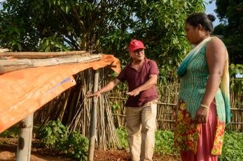 Prosper global's agriculture specialist with santu
