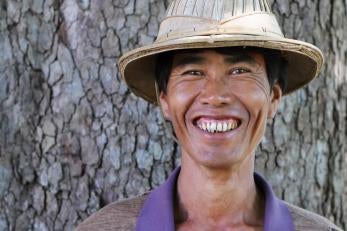 man smiling