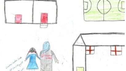 Amneh, 11, Jordan, “I wish the school will re- open, I have missed my school, I have missed the playground, and I missed Prosper Global's facilities” (Talking about being in lockdown due to COVID-19)