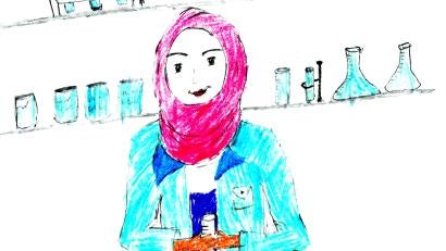 Salma, 12, Jordan, "Education will help me become a doctor."