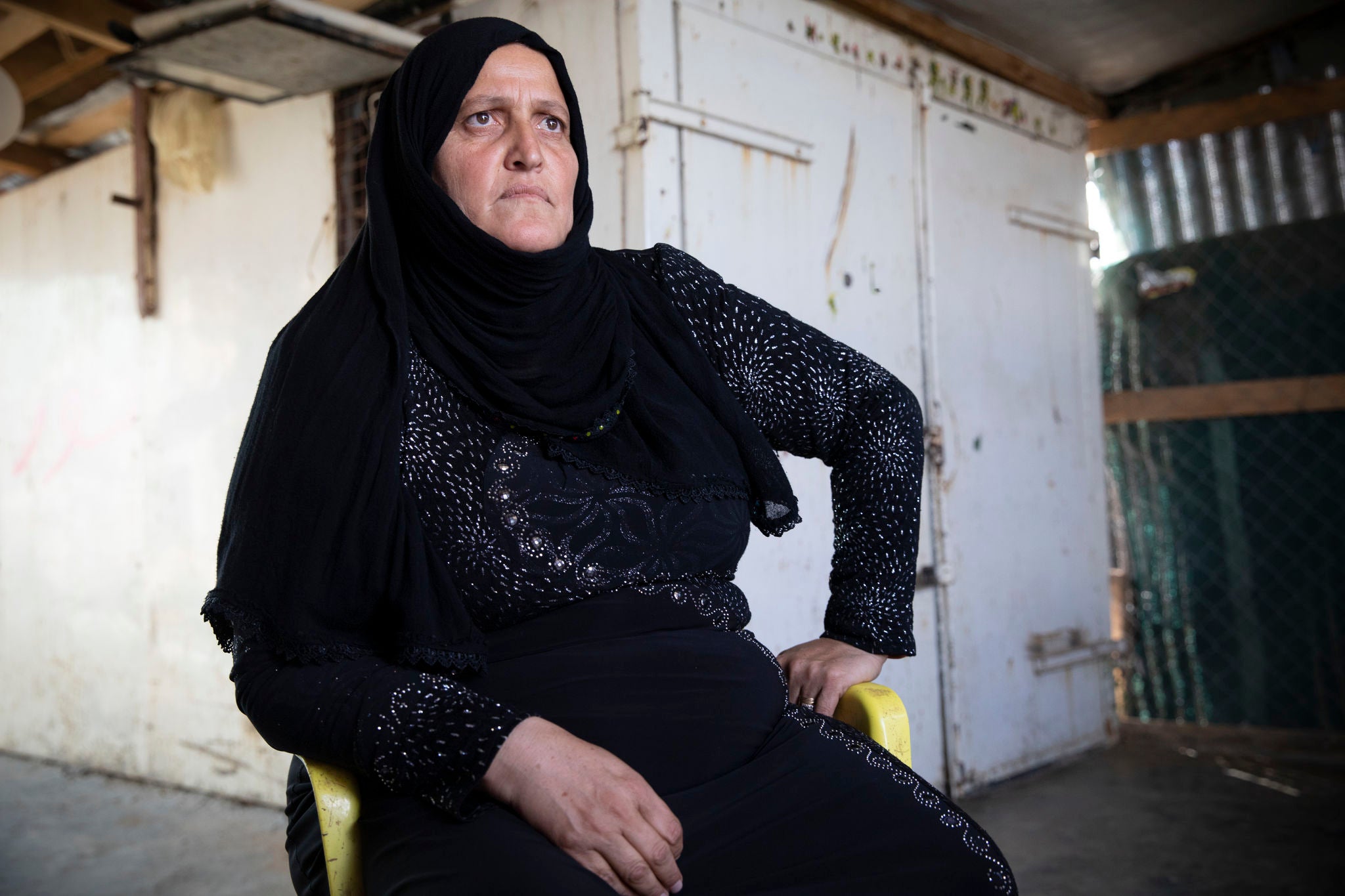 woman sitting in chair