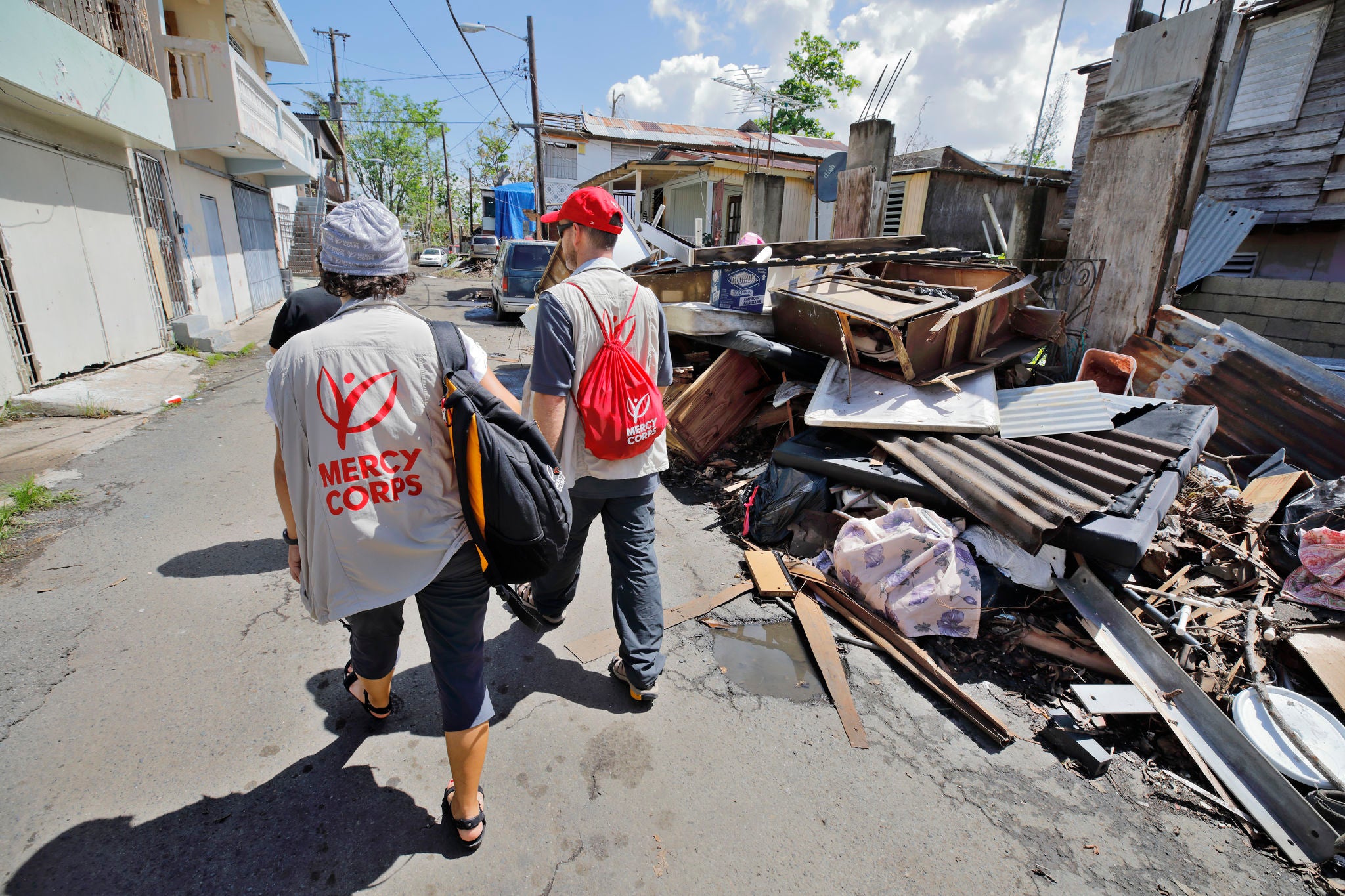 Prosper Global team members in Puerto Rico respond in the aftermath of an earthquake.