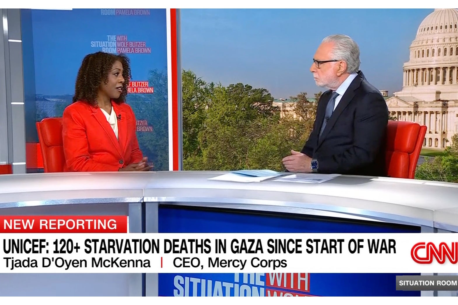 Prosper Global CEO being interviewed by CNN Anchor.
