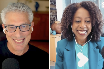 Prosper Global CEO, Tjada D’Oyen McKenna, and host Bob Safian on the ”Masters of Scale: Rapid Response” podcast