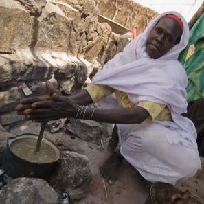 Women shoulder all the domestic chores and often spend all day walking to collect supplies and prepare meals, leaving little time to pursue education and other opportunities. photo: miguel samper for prosper global