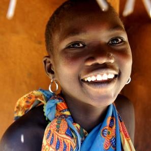 Girl smiling