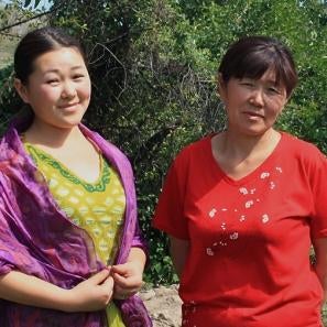 Anarkan mambetova (right) received a loan from kompanion, the financial organization that prosper global founded in kyrgyzstan nearly a decade ago. her success shows how microfinancing can lift families out of poverty by helping them build sustainable businesses. photo: emily youatt/prosper global