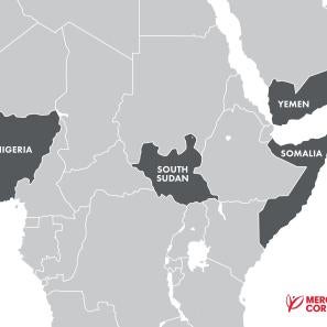 Famine map