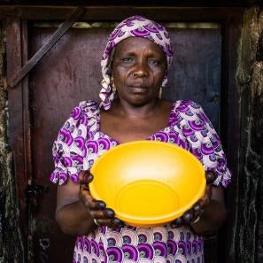 Woman in lake chad basin