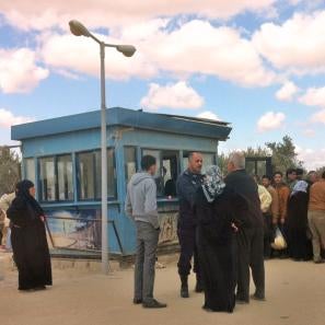 Front entry at zaatari refugee camp