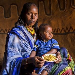 We're celebrating mothers around the world who, every day, brave incredible challenges to support their families. in ethiopia, dhaki is striving to ensure her three children have enough to eat, despite the high risk of hunger in her village. photo: sean sheridan for prosper global
