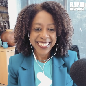 Prosper global ceo, tjada d’oyen mckenna, and host bob safian on the ”masters of scale: rapid response” podcast