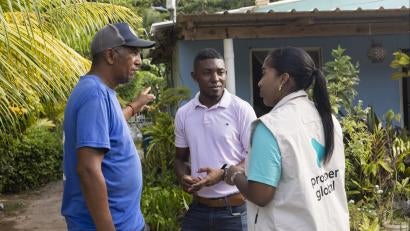 Prosper global team member, diana, works together with communities in colombia to create opportunities for all to pursue a full life.